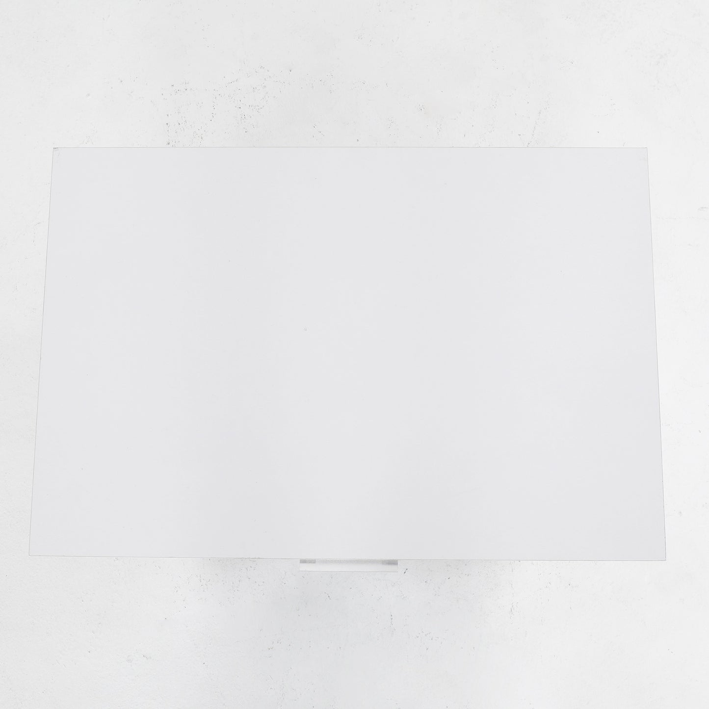 White Bedside Table with 2 Drawers and Legs