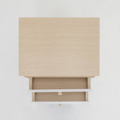 Anya White/Oak Bedside Storage