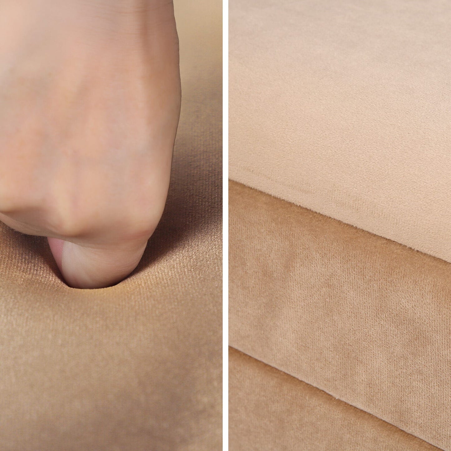 Velvet Storage Ottoman Bench 90x44.5x44cm