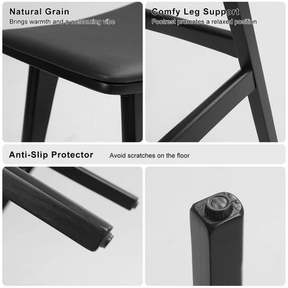 Black chair 46.5x39.5x67cm, view 11