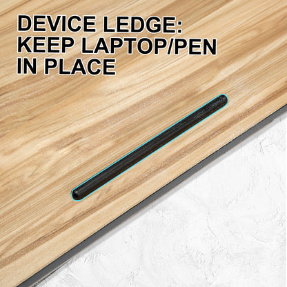 Acacia Maple Lap Desk Laptop Tablet Stand Cushioned Lapdesk Mousepad