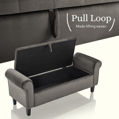 Grey stool 132x48x52cm, view 10