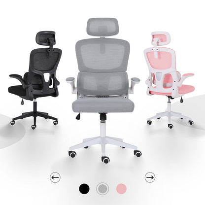 White office chair 58x58x118cm, detail