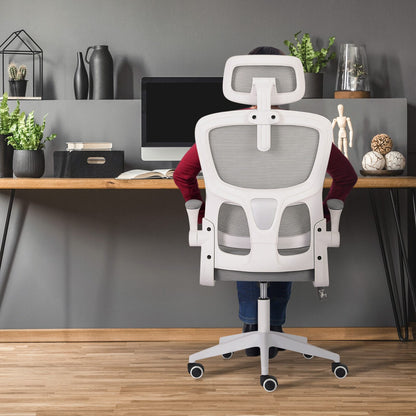 White office chair 58x58x118cm