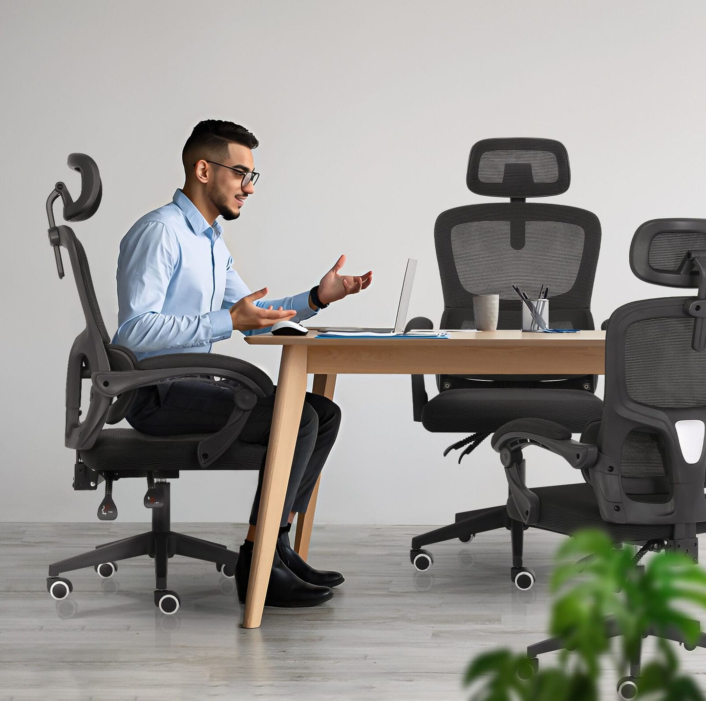 Ergonomic Office Chair Mesh 58x58x118cm