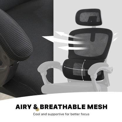 Ergonomic Office Chair Mesh 58x58x118cm