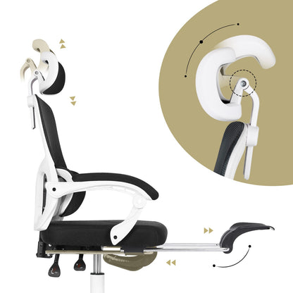 Ergonomic Office Chair Recliner 58x58x118cm