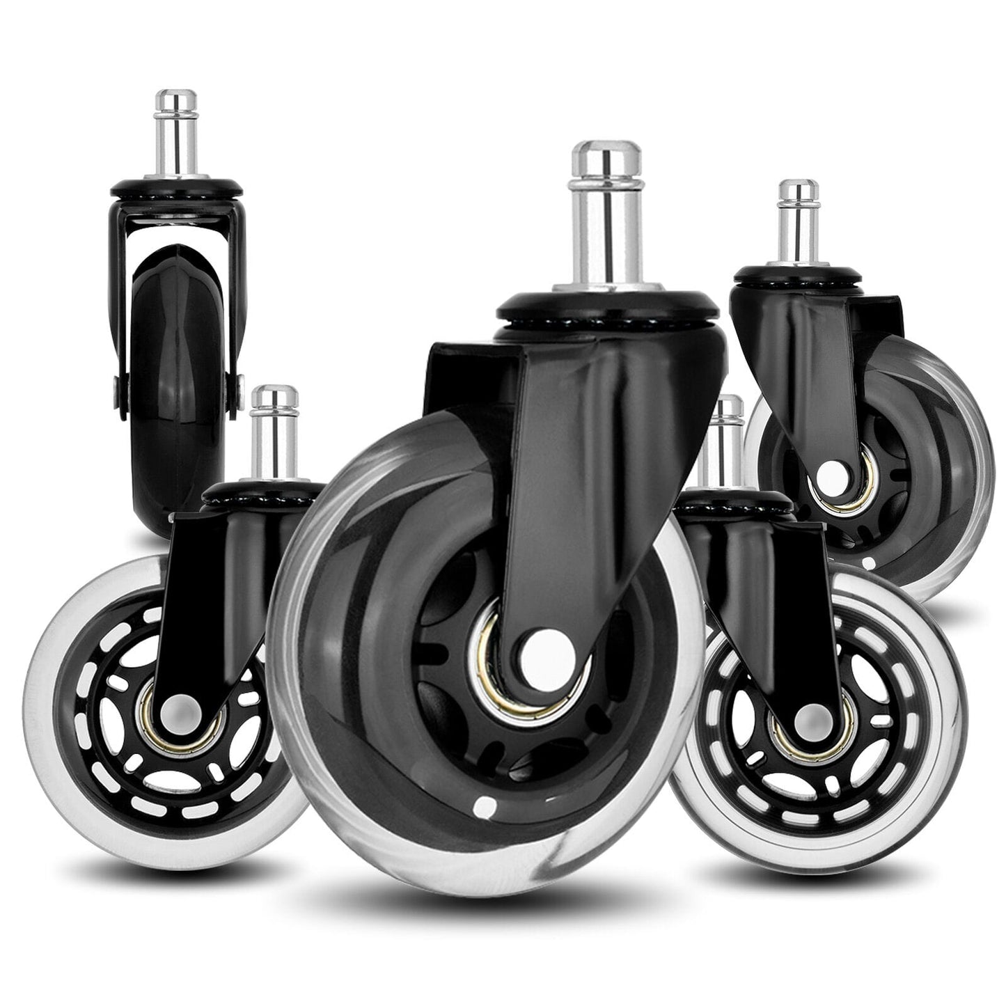 Office Chair Casters Silent Smooth 5x3cm