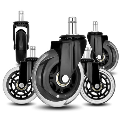 Office Chair Casters Silent Smooth 5x3cm