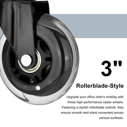 Office Chair Casters Silent Smooth 5x3cm