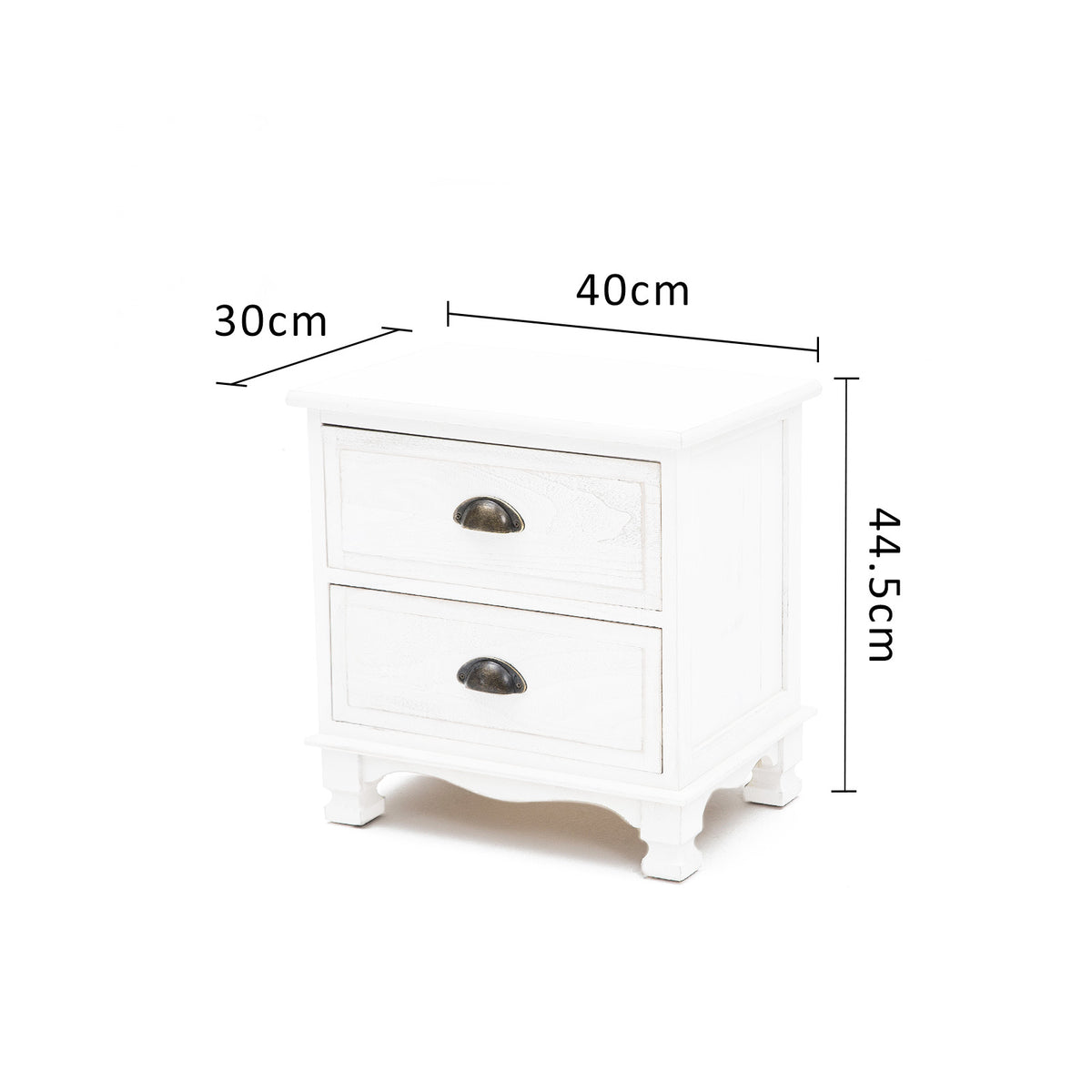 Classic Lydi: Vintage Storage White/Black