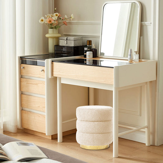 Beige stool 38x38x41cm