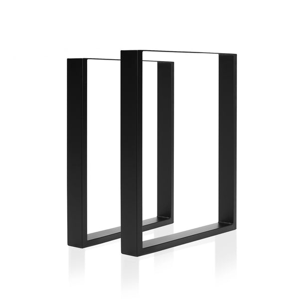  2 Set 50 X 71Cm Black Coffee Dining Table Legs Bench Box Diy Steel Metal Industrial