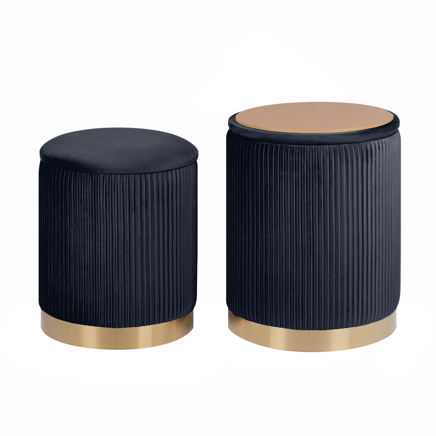 Black table 31.5x31.5x38cm, side view