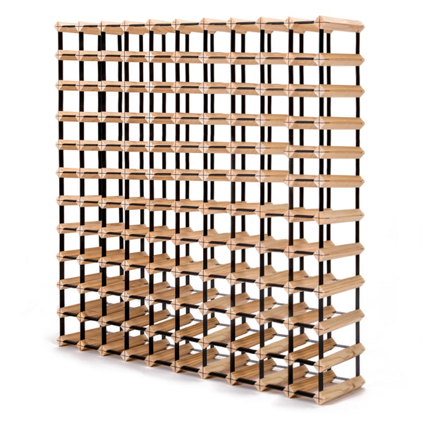  Timber Wine Rack Storage Cellar Organiser 120 Bottle