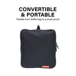 Navy Shopper Bag Travel Duffle Bag Foldable Laptop Luggage Ko-Boston
