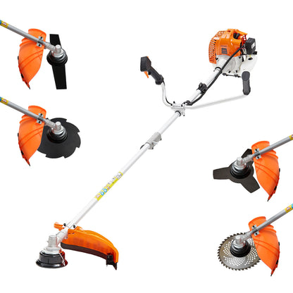 Garden Whipper Snipper Brush Cutter 43cc + 4 Blade