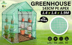 Apex 1.43X1.43X1.95M Garden Greenhouse Walk-In Shed Pe