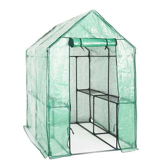 Apex 1.9X1.2X1.9M Garden Greenhouse Walk-In Shed Pe