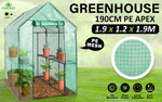 Apex 1.9X1.2X1.9M Garden Greenhouse Walk-In Shed Pe