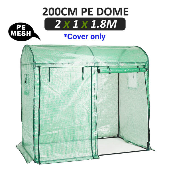  Garden Greenhouse Shed Pe Cover Only 200Cm Dome