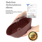Small Chocolate Airfryer Reusable Silicone Pot Nonstick Nontoxic