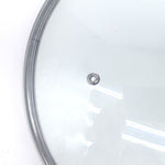 28Cm Stainless Steel Glass Lid With Bakelite Handle