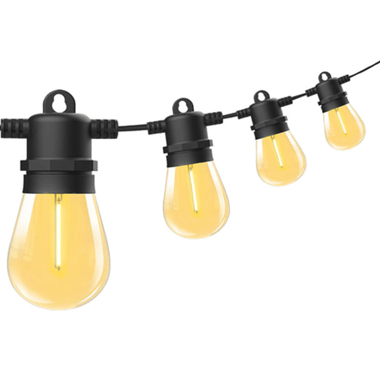 10-Bulb Festoon String Lights 14M Waterproof LED Outdoor