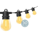 30 Bulbs 32M Festoon String Lights LED Waterproof Outdoor Christmas Party