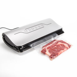 125W Silver Kitchen Vacuum Food Sealer Sous Vide Machine