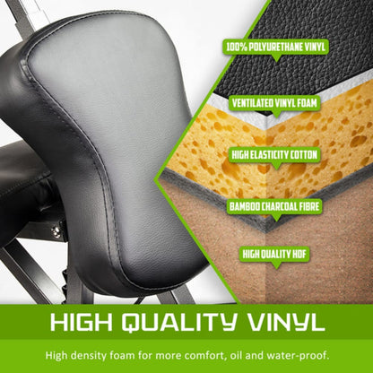 Portable Massage Chair Black 59x49cm