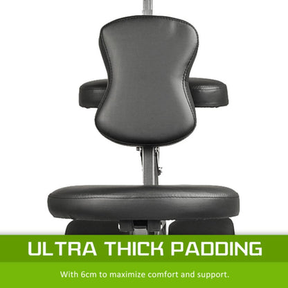 Portable Massage Chair Black 59x49cm