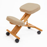 Ergonomic Adjustable Kneeling Chair Beige