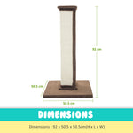 Cat Tree Pole Scratcher Noppo 92Cm Brown
