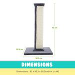 Cat Tree Pole Scratcher Noppo 92Cm Grey