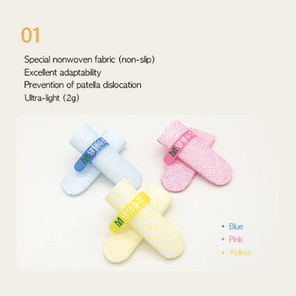 28x Waterproof Dog Shoes - Disposable Anti-Slip Pet Socks, Small, Violet