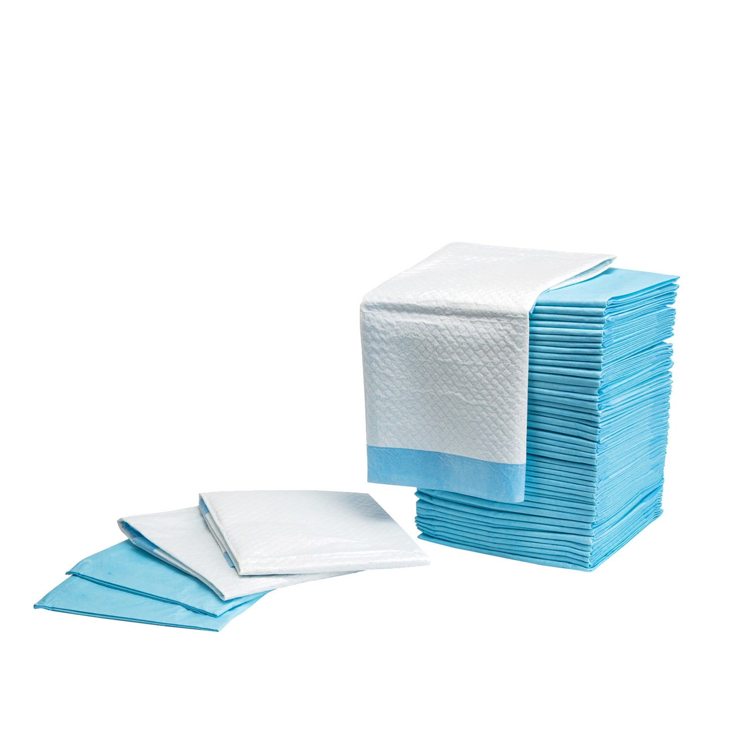 100Pcs Pet Dog Cat Potty Training Toilet Mat Pads Blue