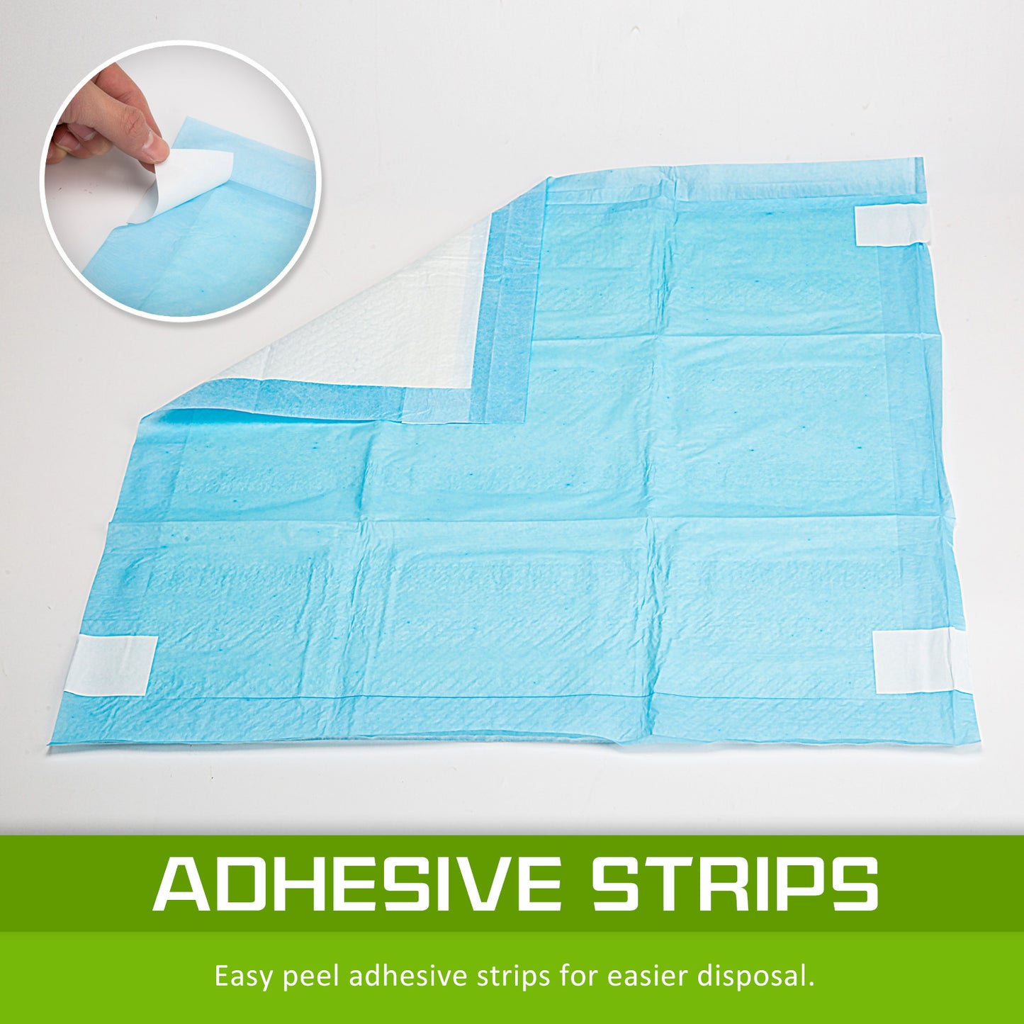 100Pcs Pet Dog Cat Potty Training Toilet Mat Pads Blue