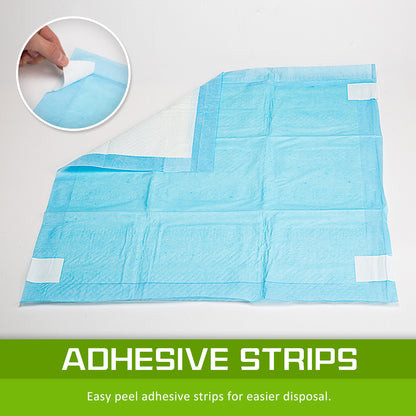 100Pcs Pet Dog Cat Potty Training Toilet Mat Pads Blue