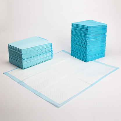 100Pcs Pet Dog Cat Potty Training Toilet Mat Pads Blue