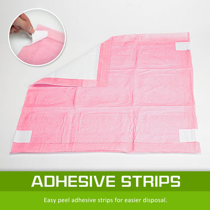 300pcs Pet Dog Cat Potty Training Toilet Mat Pads PINK