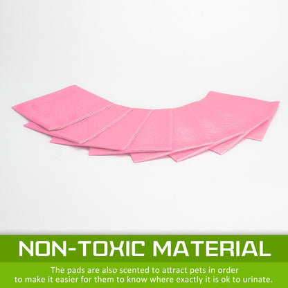 300pcs Pet Dog Cat Potty Training Toilet Mat Pads PINK