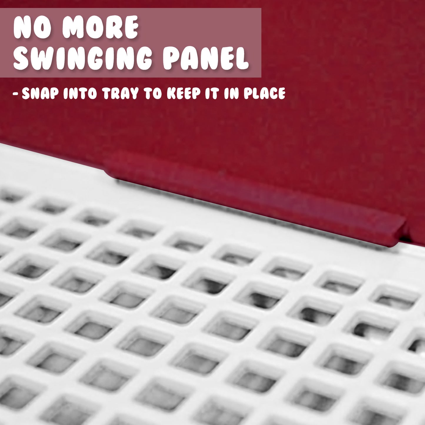 Wine Dog Potty Tray Training Toilet with Raised Walls