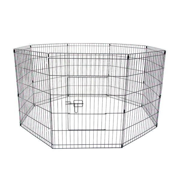  Pet Playpen 8 Panel 30In Foldable Dog Exercise Enclosure Fence Cage