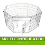 Pet Playpen 8 Panel 30In Foldable Dog Exercise Enclosure Fence Cage
