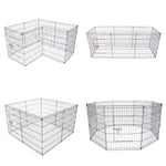 Pet Playpen 8 Panel 30In Foldable Dog Cage + Cover