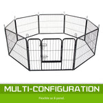 Pet Playpen Heavy Duty 32In 8 Panel Foldable Dog Exercise Enclosure Fence Cage