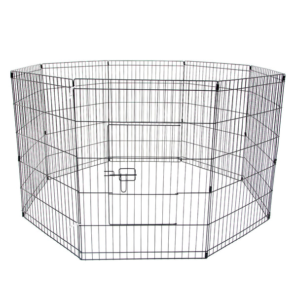  Pet Playpen 8 Panel 42In Foldable Dog Exercise Enclosure Fence Cage