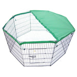 Green Net Cover For Pet Playpen 24In Dog Exercise Enclosure Fence Cage