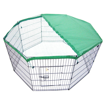 Net Cover Green for Pet Playpen Dog Cage 36in